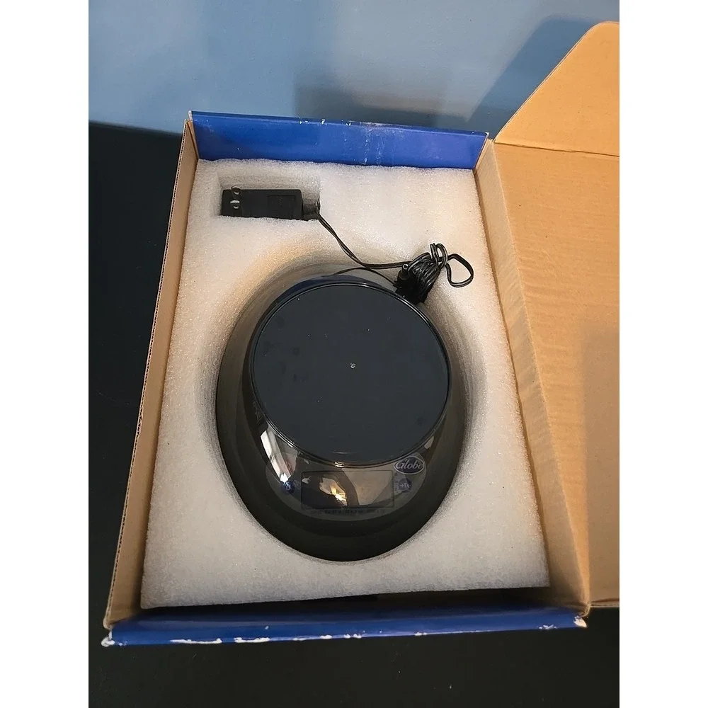 Globe GPS5 5lb Digital Portion Control‎ Scale With Plastic Platter Bowl